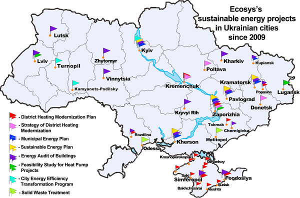 Municipal energy efficiency and sustainable energy projects in Ukraine